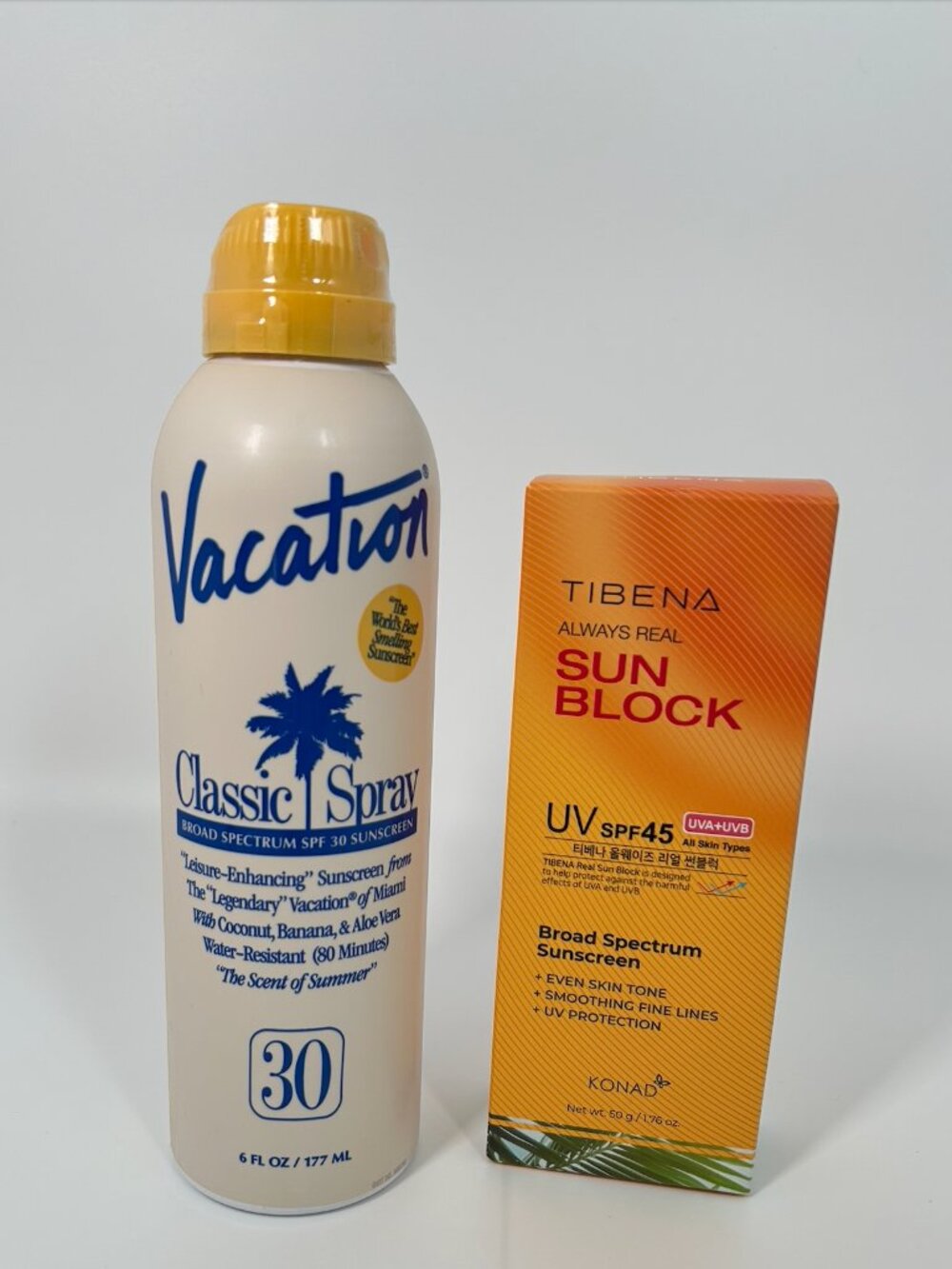 Vacation Classic Spray SPF 30 + Tibena Sun Block Summer SPF Bundle NIB